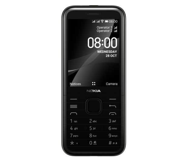 Nokia 8000 4G Dual SIM czarny - 612108 - zdjęcie